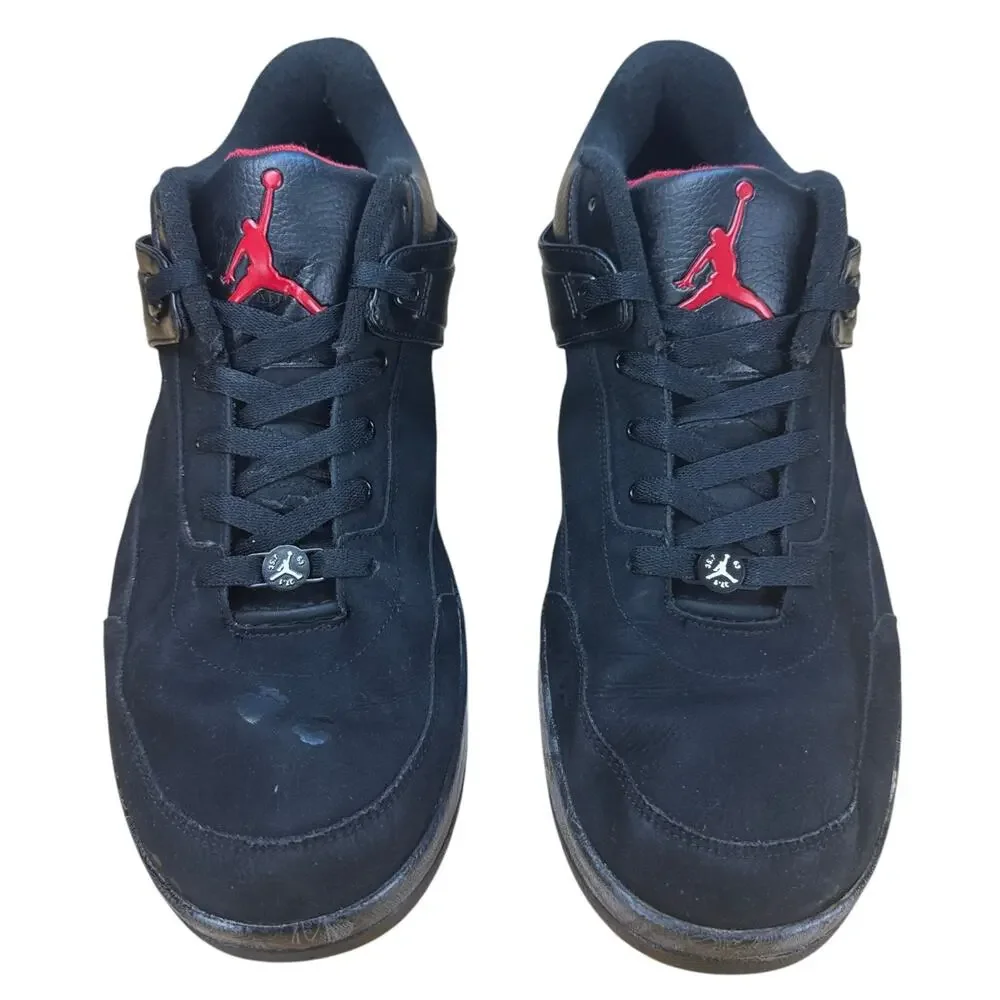 Nike Air Jordan Nu Retro 1 Low Black Red Laser Men Size 13 317770-002